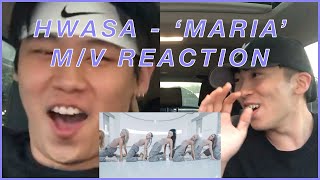 HWASA 화사  MARIA 마리아 MV REACTION  BODY ROLLS [upl. by Airlie]