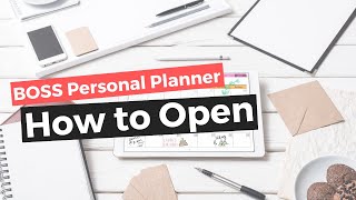 BOSS Personal Planner  How To Open With GoodNotes [upl. by Ntsuj]