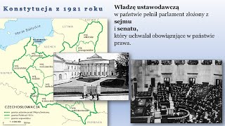 RZĄDY PARLAMENTARNE W II RZECZYPOSPOLITEJ W LATACH 19191926 [upl. by Ailuy]