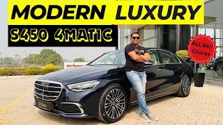 2023 New Mercedes Benz S Class Detailed Walkaround  In English  S450 4Matic  Auto Quest [upl. by Amlus]