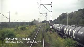 CabViewTimeLapse BielskoBiała Główna  Wrocław Główny [upl. by Nevetse]