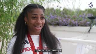 Kadeena Cox on her redemption story at Paris 2024 [upl. by Jit836]