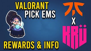 Valorant Champions PICK EMS Explained amp Rewards [upl. by Nosemaj]