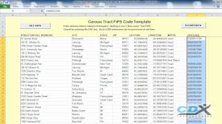 Get Census Tract FIPS Codes in Microsoft Excel [upl. by Braden812]