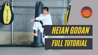 Hướng dẫn quyền heian godan đầy đủ  Bài quyền số 5 karate [upl. by Vincelette518]