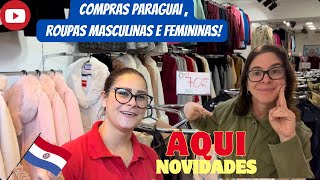 Compras Paraguai roupas de inverno masculino e feminino na casa Aries Vocês pediram e eu voltei [upl. by Retsam]