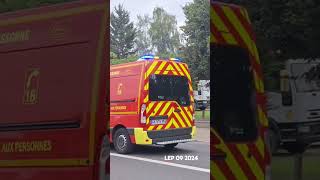 Pompiers de LEssonne CSP ETAMPES SDIS 91 VSAV en direction de lhôpital 🇨🇵 [upl. by Lionello]