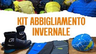 Kit abbigliamento invernale e zaino da sci alpinismo [upl. by Gilbert707]