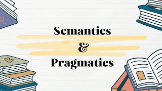 Lesson 1 What is Semantics [upl. by Olnek]