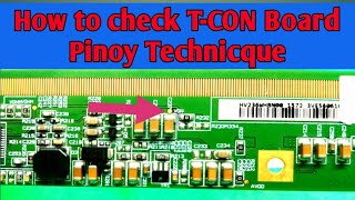 How to check TCON Board tagalog tutorial [upl. by Mena316]