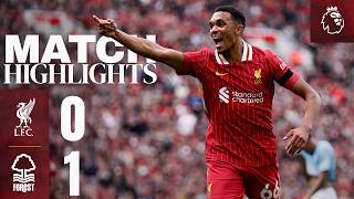 Highlights Liverpool 01 Nottingham Forest  Reds beaten at Anfield [upl. by Neeliak]