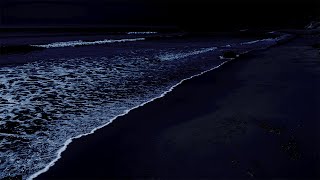 All You Need To Fall Asleep  Ocean Sounds For Deep Sleeping With A Dark Screen And Rolling Waves [upl. by Aihsenal]