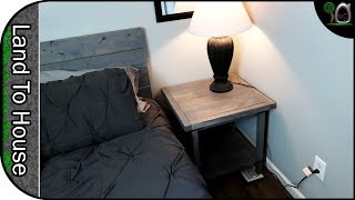 DIY Rustic Bedside Table [upl. by Deelaw]