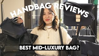 BEST MIDRANGE LUXURY BAGS  Reviewing 8 Popular Handbags 2023 [upl. by Bledsoe]