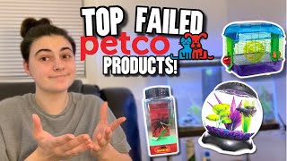 Top 5 DANGEROUS FAILED PETCO Pet Products [upl. by Eesak]