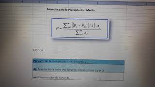 CONSTRUCCIÓN DE ISOYETAS PARA LA DETERMINACIÓN DE LA PRECIPITACIÓN MEDIA [upl. by Ennove]