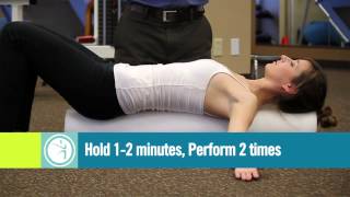 Foam Roll Pectoralis Chest Stretch [upl. by Alta]