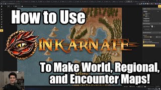 How to Use Inkarnate for World Regional and Encounter Maps [upl. by Paulie]