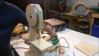 Homemade Bandsaw  Drill Powered [upl. by Ikoek]