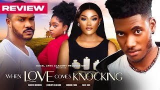 Movie Review WHEN LOVE COMES KNOCKING REVIEW  Emem Isong TV [upl. by Ahseile393]