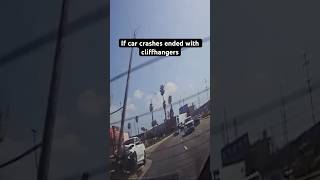 If car crashes ended with cliffhangers pt37 automobile car funny [upl. by Aldon]