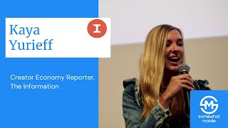 What is the creator economy A discussion with Kaya Yurieff [upl. by Adnaloy]