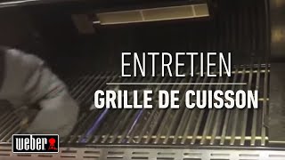 Entretenir et nettoyer sa grille de cuisson  Les tutoriels et astuces Weber [upl. by Ajuna]