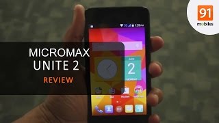 Micromax Unite 2 Review Should you buy it in India [upl. by Ecirted]