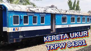 KERETA UKUR TKWP 84301 KERETA LANGKAH YANG SEKARANG JARANG TERLIHAT [upl. by Ulphi]