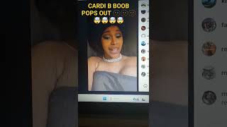 CARDI B BOOBS POP OUT ON IG [upl. by Odlawso]