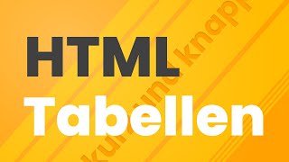 HTML Tabellen kurz und knapp erklärt  HTML Tutorial Deutsch [upl. by Anuala371]