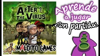 AFTER THE VIRUS  Tutorial Partida y Opinión  Juego de Mesa  Preparación y cómo se juega [upl. by Ries]