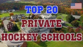 Top 20 Private Hockey Schools in the United States [upl. by Attenreb]