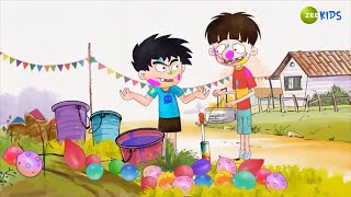 बुध और बद्री ने की Holi में मस्ती  Zee Kids  Comedy Scene  Badrinath and Budhdeb [upl. by Melisenda]