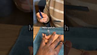 Manucure homme beauty beautyinstitute main beautytips beauty beautytutorial ongles vernis [upl. by Irvin]