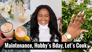 Weekly Vlog  Feminine Maintenance Hubbys Birthday Grocery Shopping Cook With Me [upl. by Budworth435]