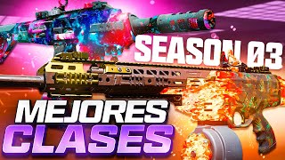 Las MEJORES ARMAS y CLASES META de WARZONE 3 TEMPORADA 3 [upl. by Celtic414]