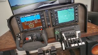 EPIC Home Flight Sim Cockpit  HONEYCOMB  RealSimGear G1000  SLAVX  XPlane 11 [upl. by Nilyad]