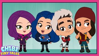 Descendants 123 As Told By Chibi 💜  Chibi Tiny Tales  Featuring Dara Reneé  disneychannel [upl. by Anirol903]