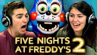 FIVE NIGHTS AT FREDDYS 2 Teens React Gaming [upl. by Angela341]