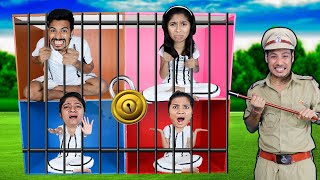 Living In 4 Colour JAIL Challenge  PinkBlueRedBrown Colour JAIL  Paris Lifestyle [upl. by Neira]