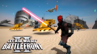 Star Wars Battlefront II 2005  Project Jakku  CIS Side  Project Battlefront Mod [upl. by Tai]