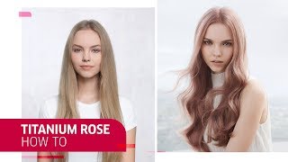 How to use OpalEssence by Illumina Color – Titanium Rose Hair  Wella Professionals [upl. by Readus]