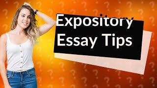 What should an expository essay include [upl. by Wong750]