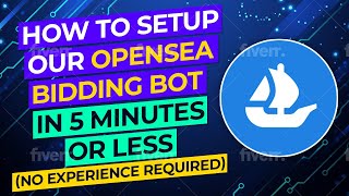 How to Setup our Opensea Bidding Bot in less than 5 Minutes [upl. by Chloris819]