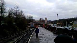 Duke of Gloucester 71000 Steam engine at Rawtenstall train station [upl. by Nuarb]