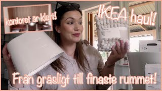 KONTORET ÄR ÄNTLIGEN KLART  IKEA HAUL ✨ PLANTERAR BLOMMOR 🌸 VLOGG 127  AMANDA MARIN [upl. by Volotta736]