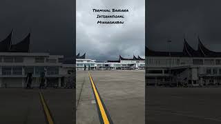 View Terminal Minangkabau International Airport dari Sisi Airside [upl. by Strain]