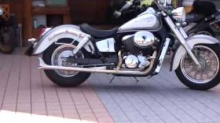 美女 美人ライダー HONDA Shadow400 シャドウ 400 ホンダ [upl. by Janette]