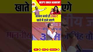 सरकार बनते ही 2100 खाते में डाले जाएगे mohanyadav latestnews breakingnews news [upl. by Boiney666]